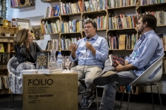 FOLIO 2019 -  FOLIO MAISPenguim Random House apresentaEduardo Dâmaso em conversa com Miguel SzymanskiLIVRARIA DO MERCADO/CASA PENGUIN RANDOM HOUSEFoto: Verónica Paulo
